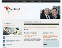 Tablet Screenshot of america-tax.com